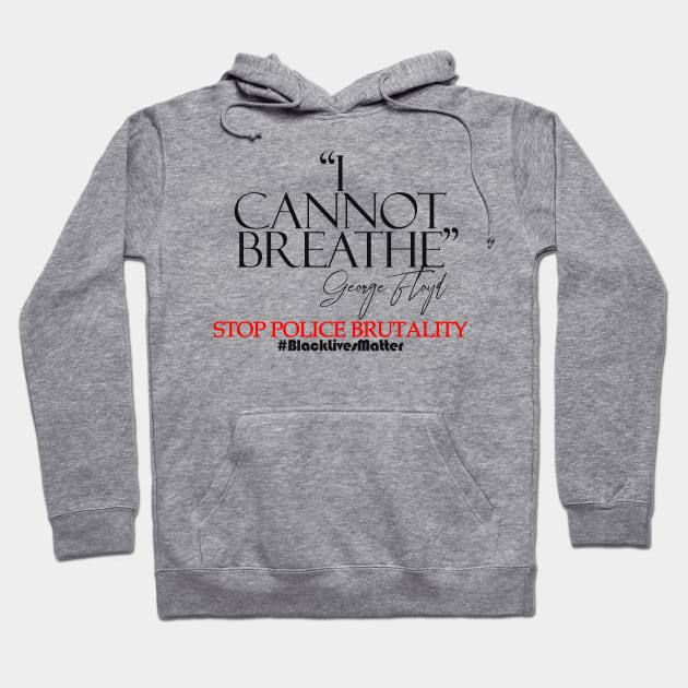 STOP POLICE BRUTALITY Hoodie by FunnyBearCl